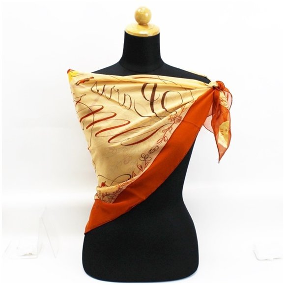 Hermes Silk Muslin Scarf Muffler Carre 90 "EFFLUVES" Fragrance HERMES Women's... - Picture 2 of 3